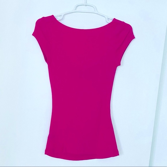 EXPRESS SEXY BASIC Cowl-neck Top - Picture 2 of 5